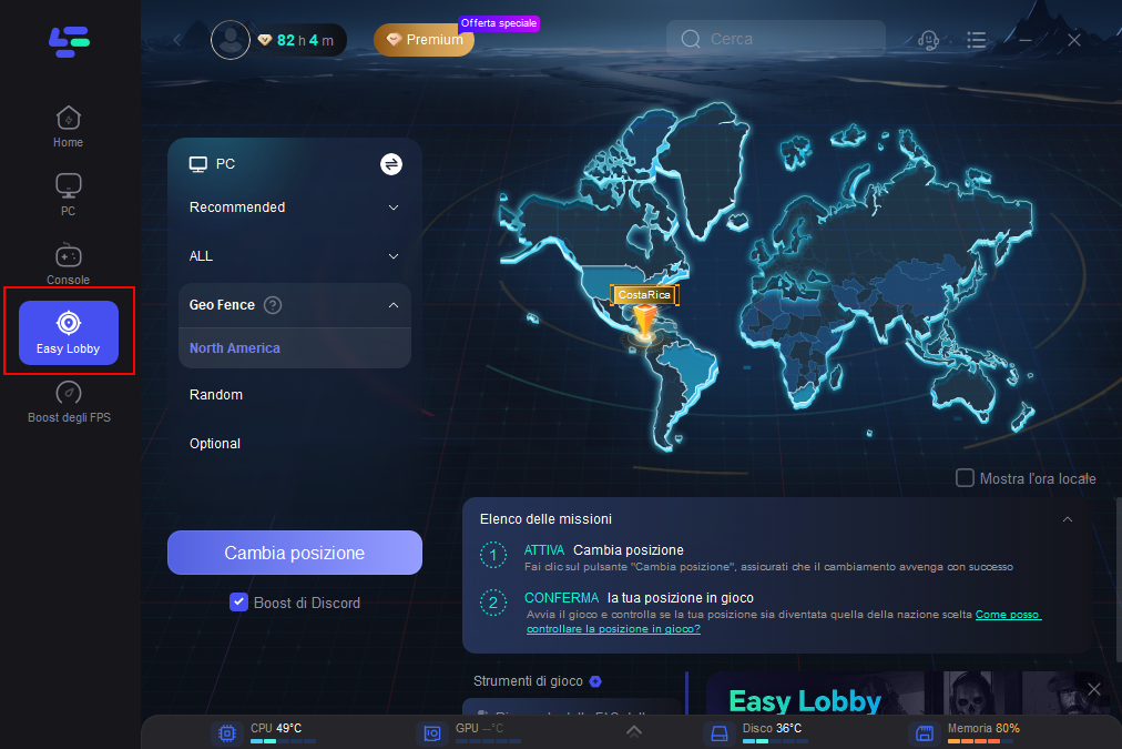 migliore posizione VPN per bot lobby Warzone 2