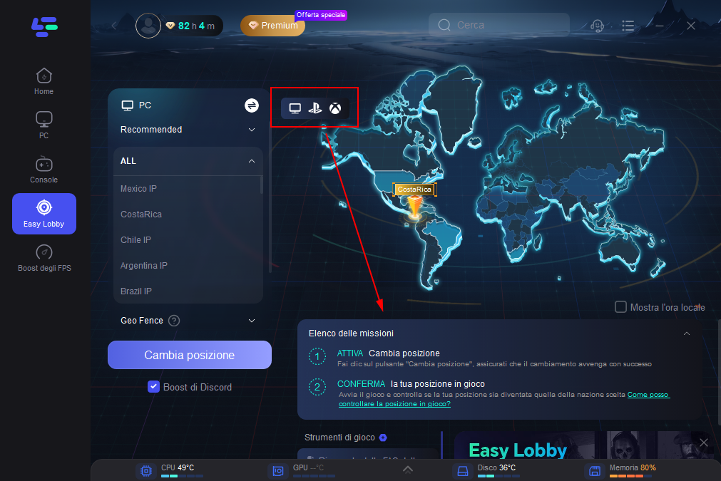 migliore posizione VPN per bot lobby Warzone 2