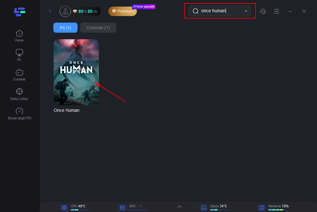 Come cambiare server in Once Human