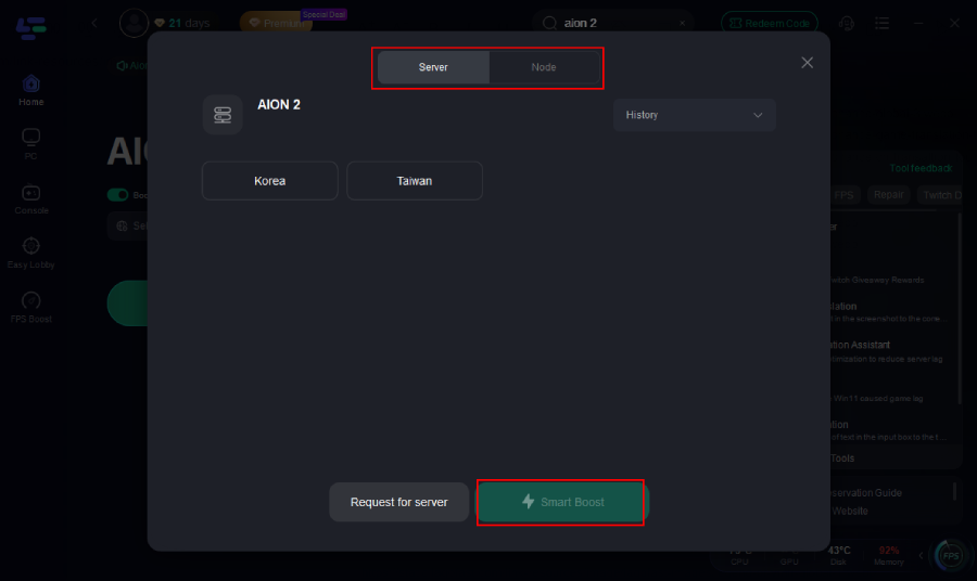 Aion 2 lagging & stuttering