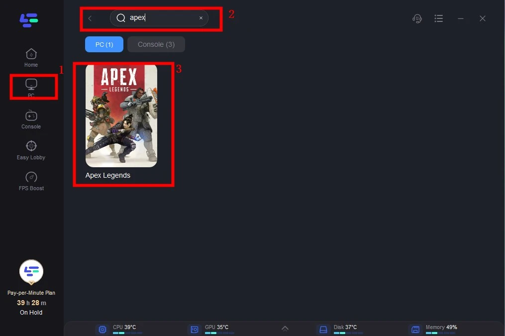 apex easy server