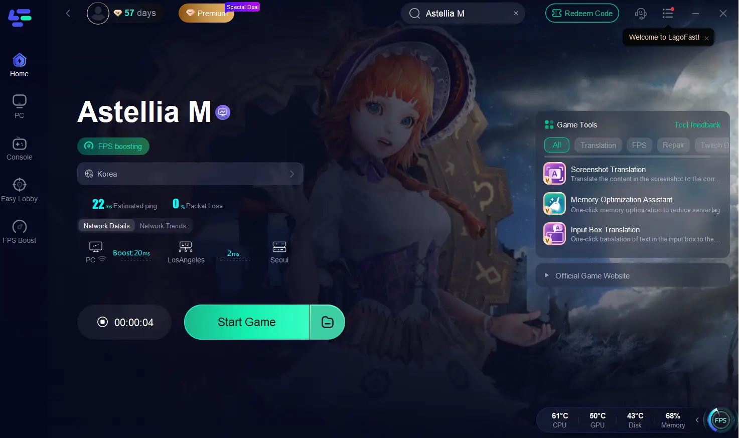 downlaod and play Astellia M