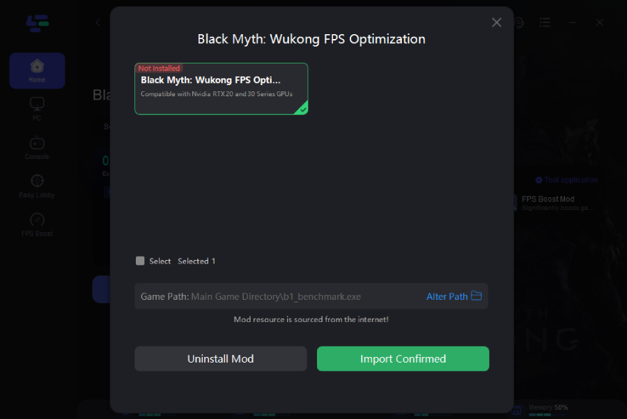 Boost drops in Black Myth: Wukong