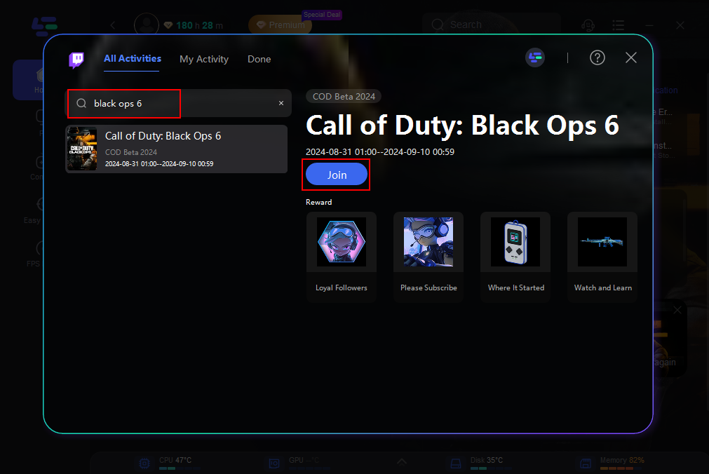 Holen Sie sich kostenlose Black Ops 6 Twitch Drops für den Beta-Early-Access