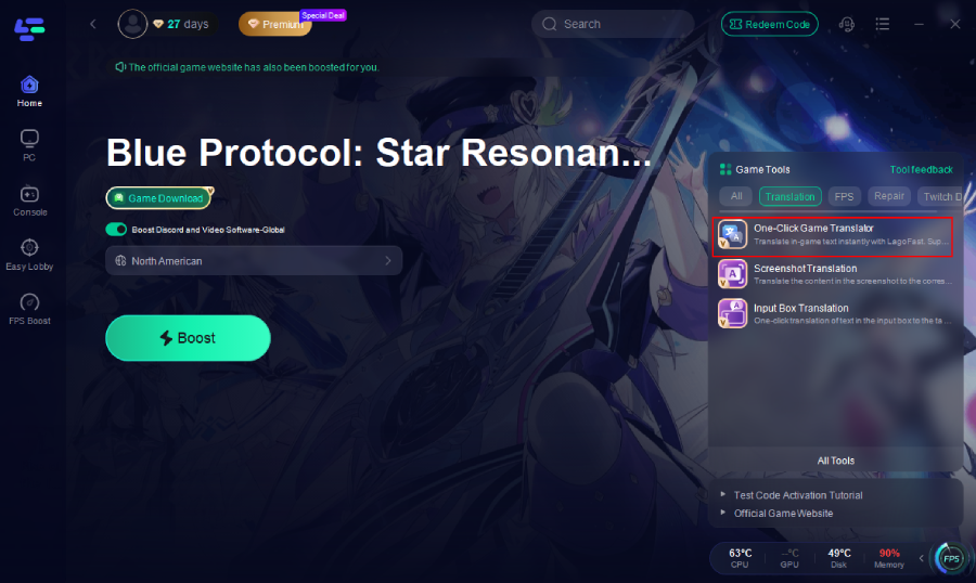 Blue Protocol: Star Resonance global translation tool