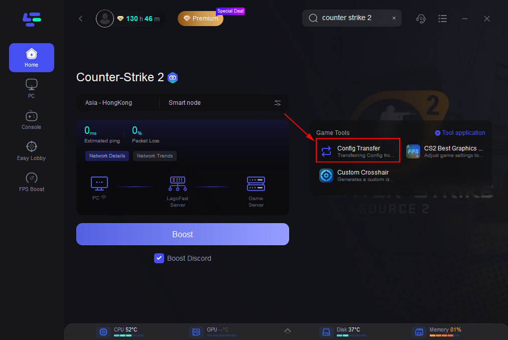 transfer config CSGO to CS2