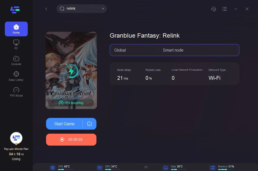 Granblue Fantasy: Relink lag
