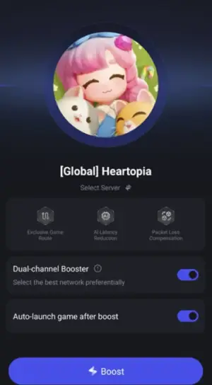 Heartopia High Ping and Lag