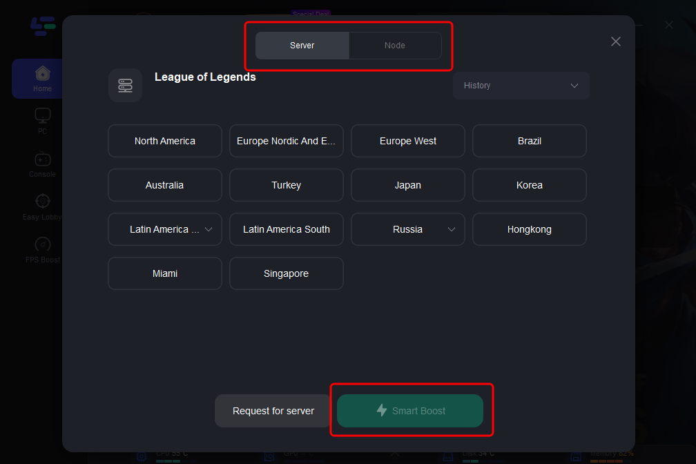 fix packet loss node