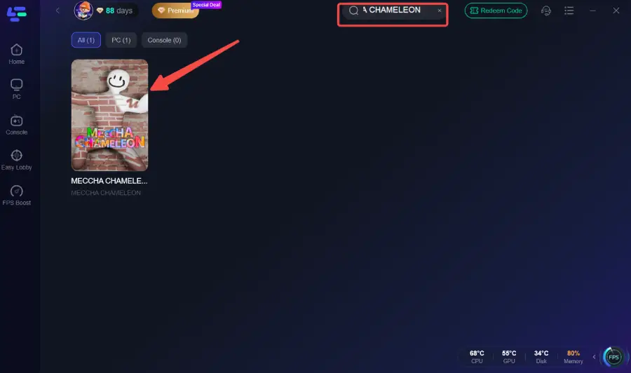 meccha chameleon common error