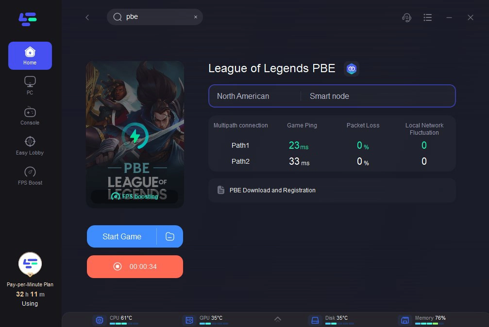  League of Legends PBE Online lag constant