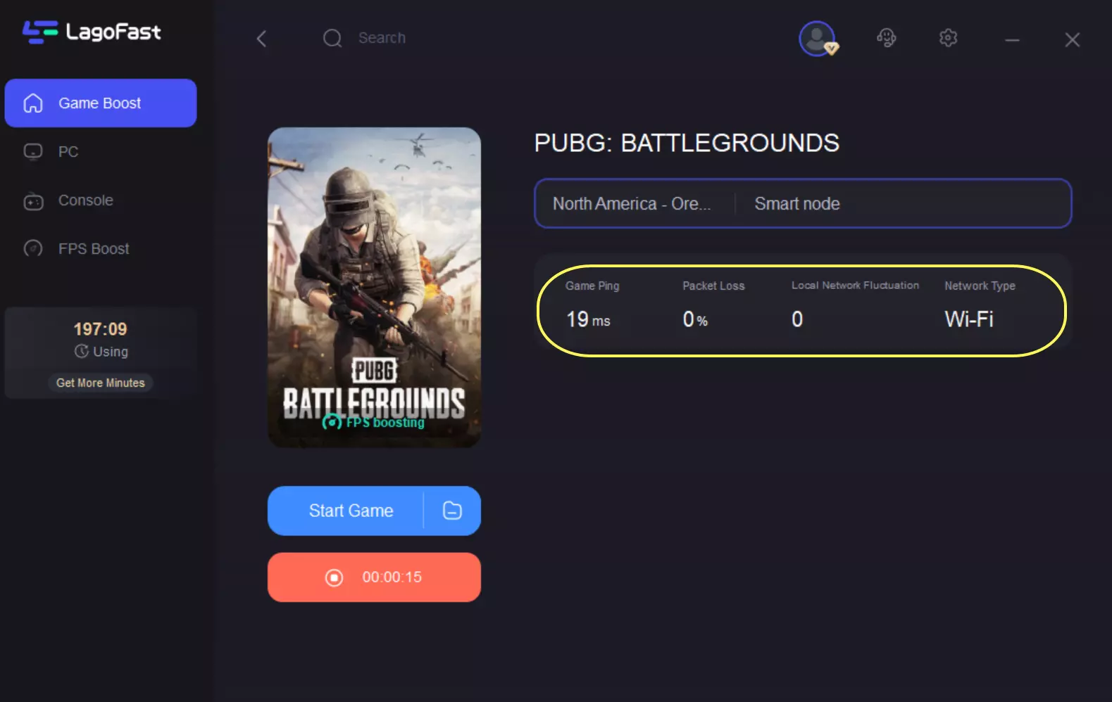 start game button for pubg