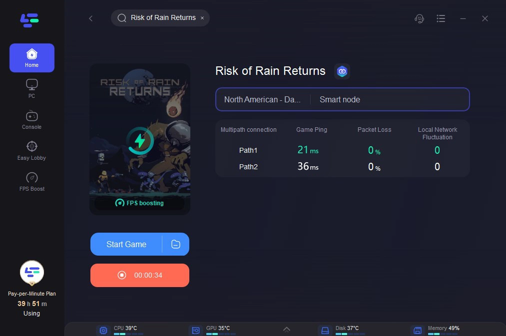 risk of rain returns lag