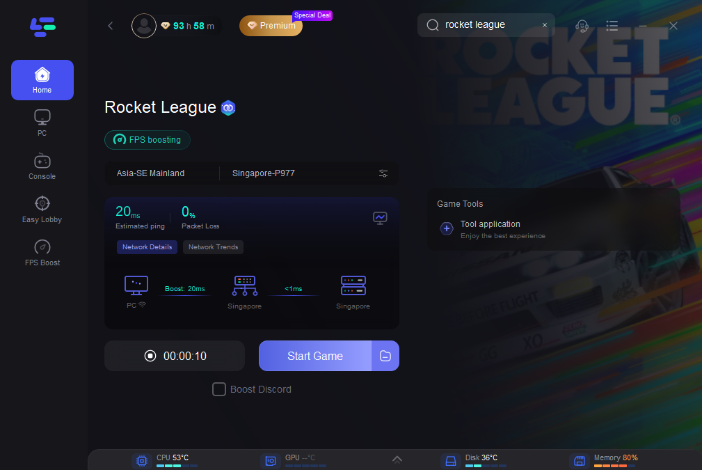 vpn rocket league for better connection