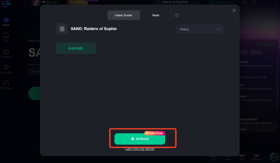 SAND: Raiders of Sophie Server Down & Server connection