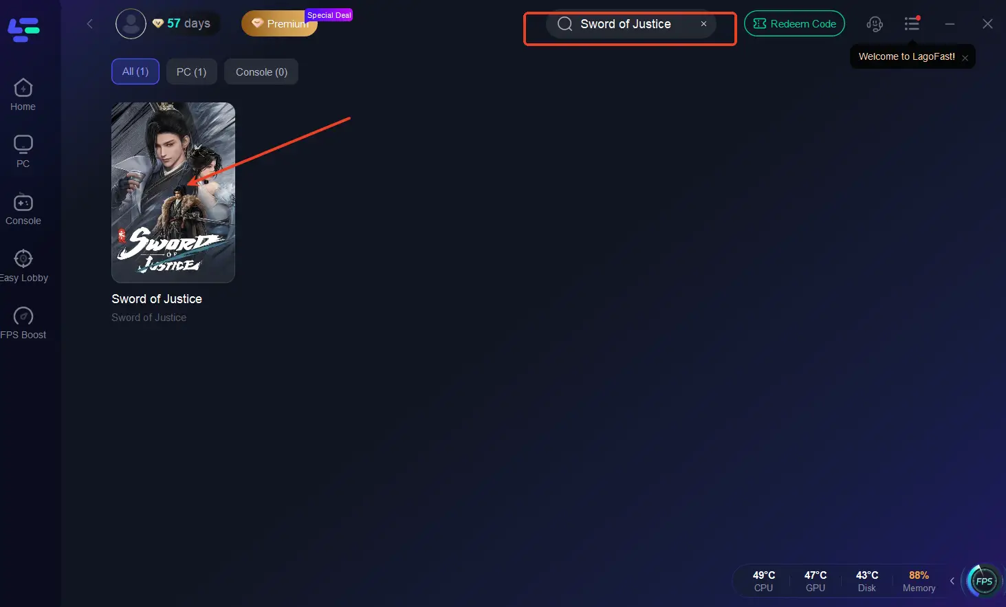 how to download & play sword of justice