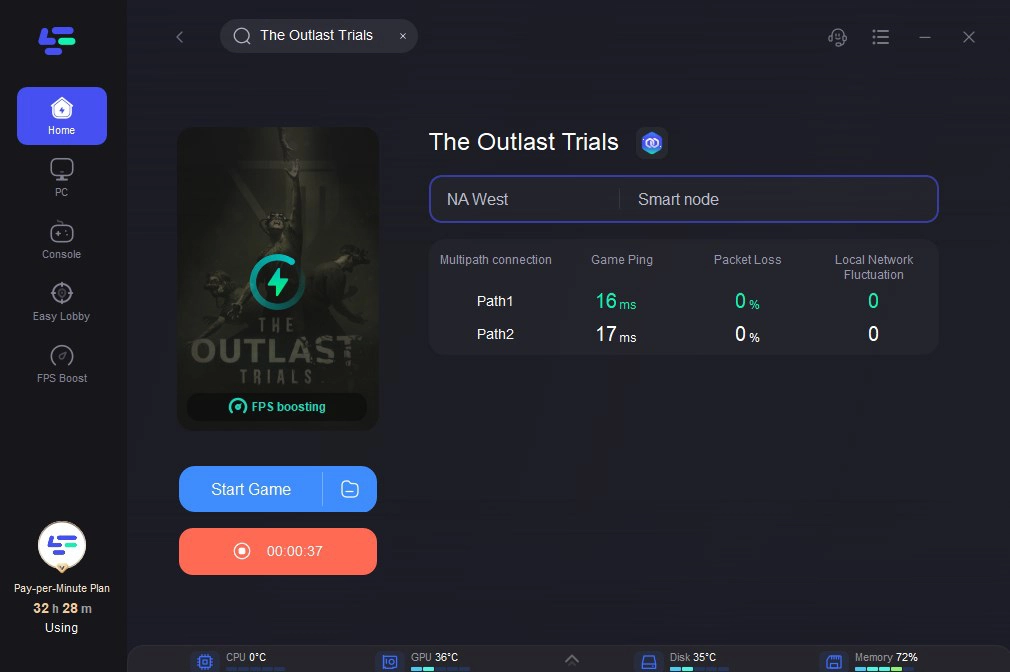 Sudden FPS Drop The Outlast Trials