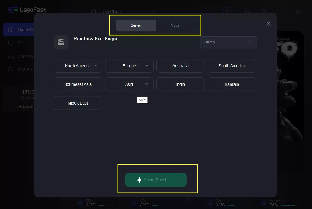 How to Change Server in Rainbow Six Siege?