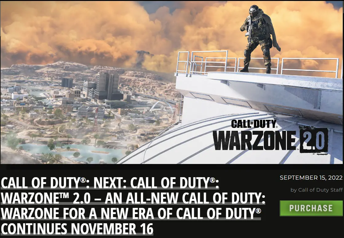 warzone 2 release date
