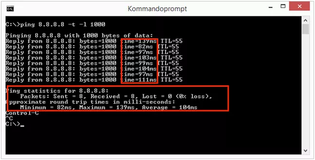 How to do a ping network test on your PC?