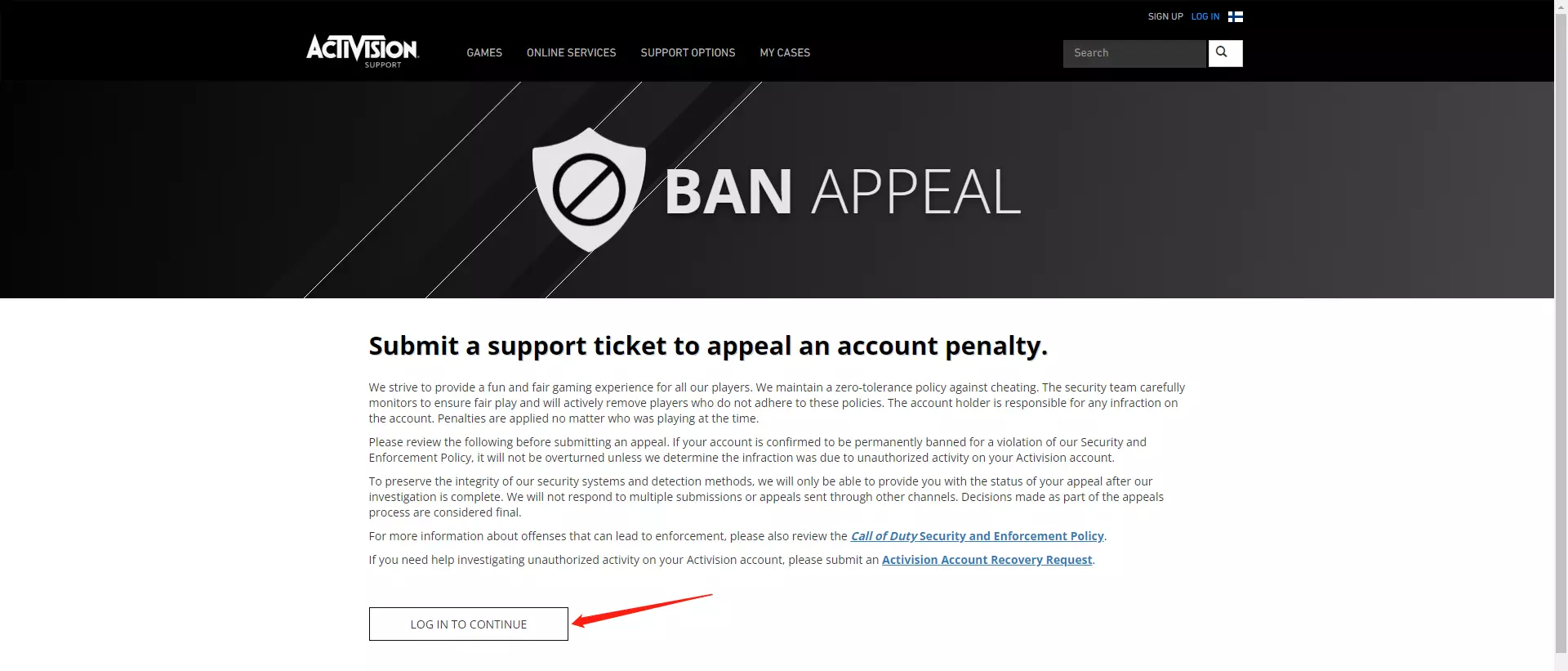 contact Activision and appeal against your ban