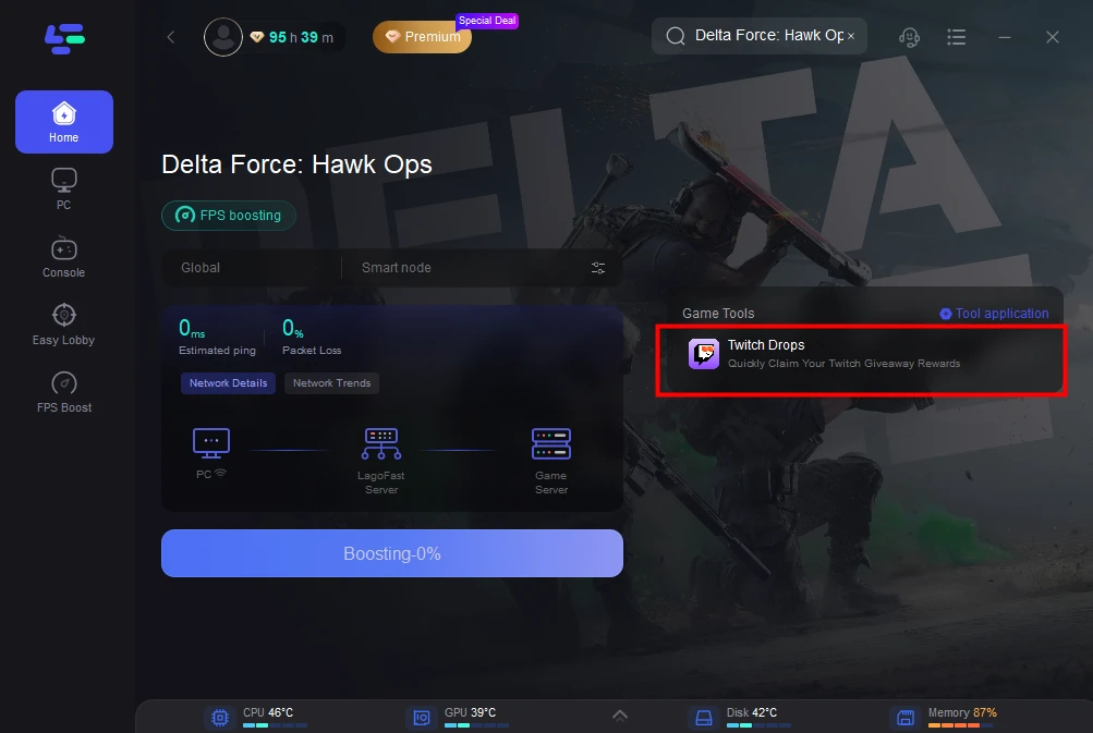 comment obtenirDelta Force: Hawk Ops Twitch drops