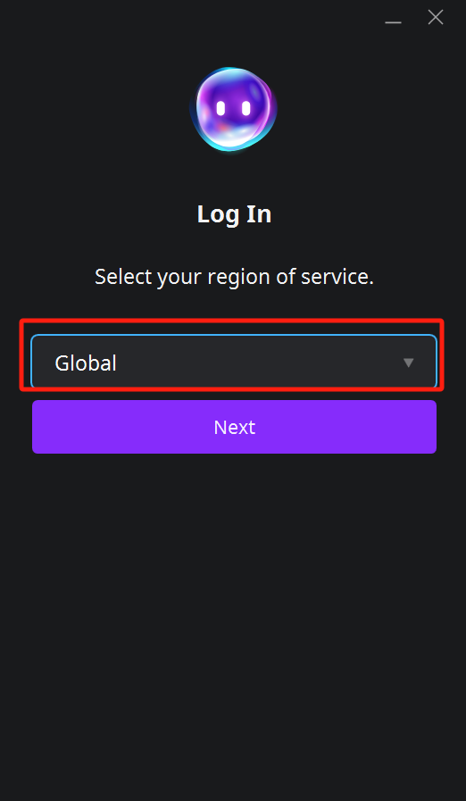 Launch and register Purple Launcher