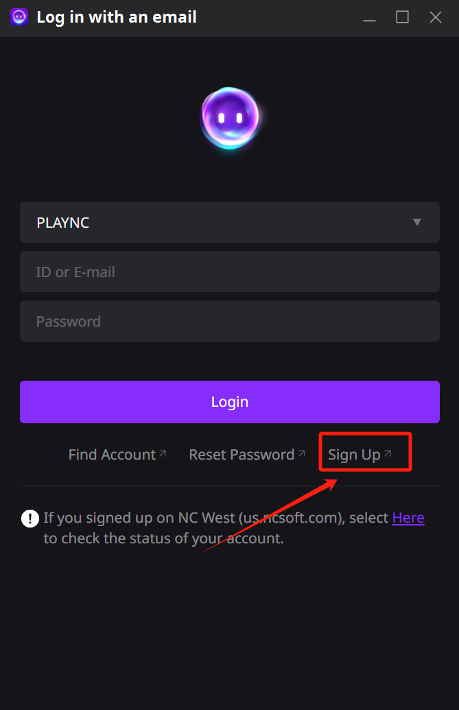 Launch and register Purple Launcher