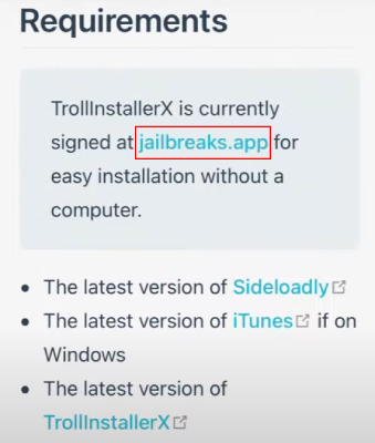 use trollstore to install fortnite step 3