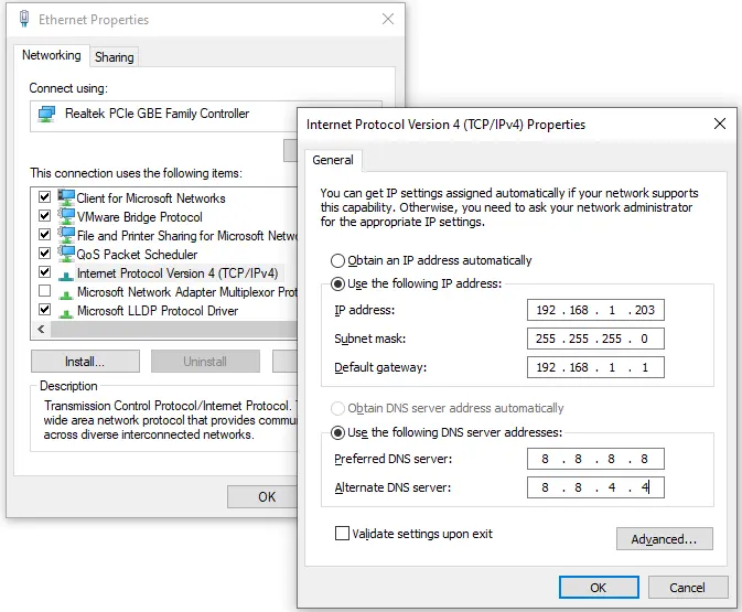 DNS-Settings