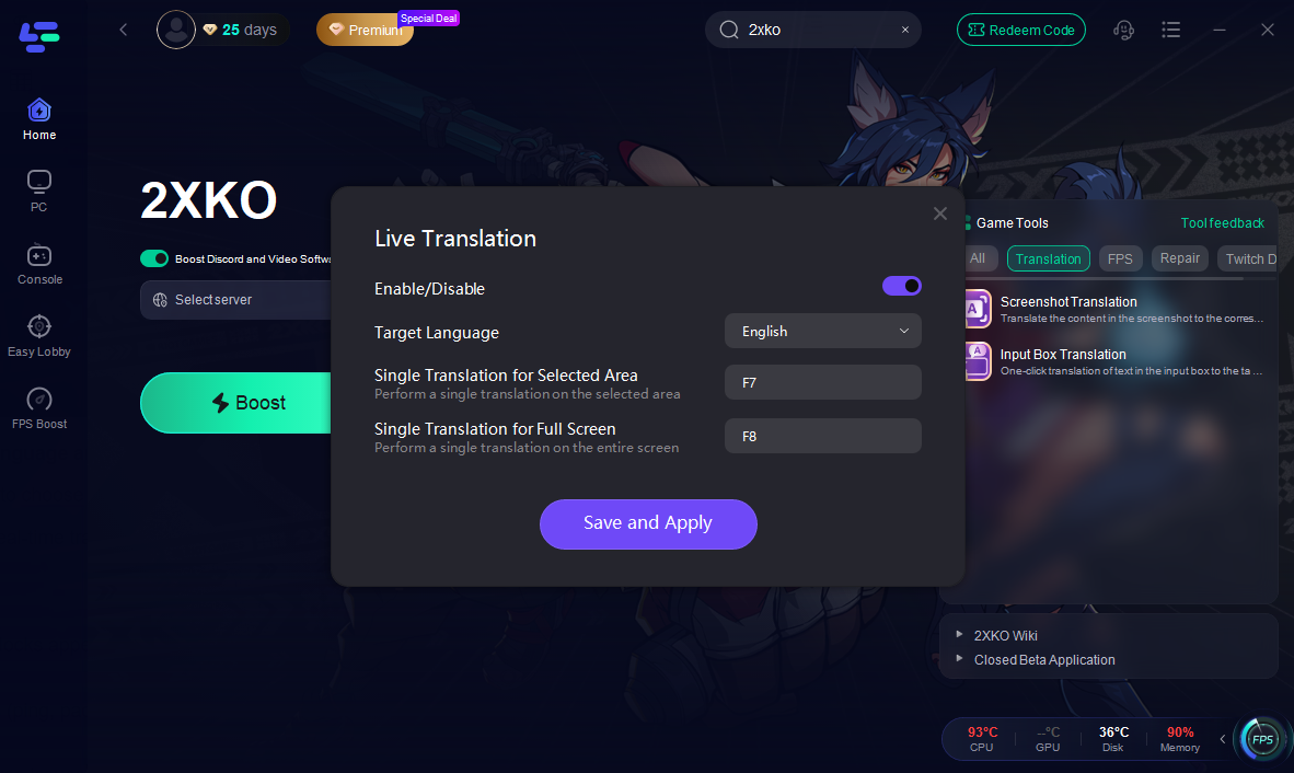 2XKO game translation tool