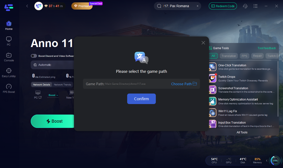 Anno 117: Pax Romana game translation tool