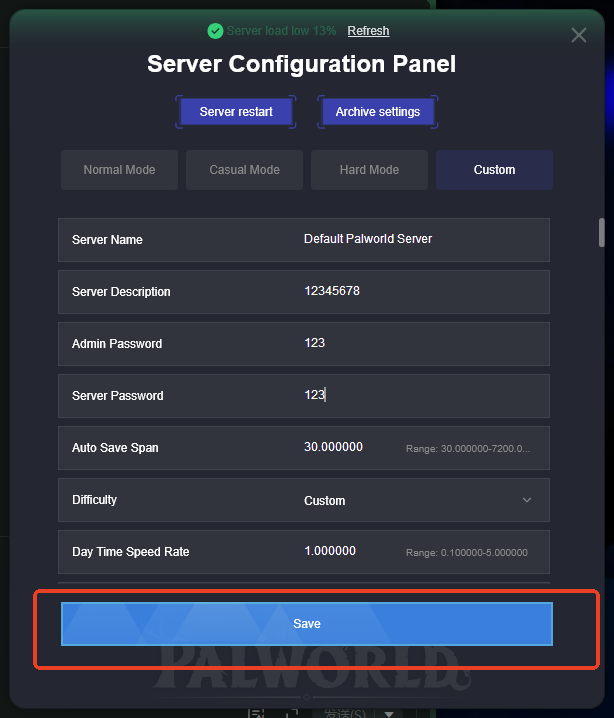 Palworld Dedicated Server guide
