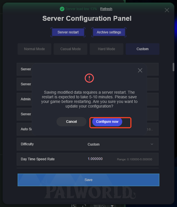 Palworld Dedicated Server