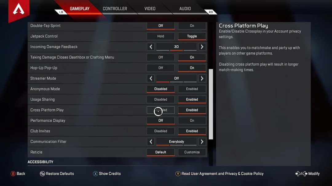 Apex Legends stuck on matchmaking PS5