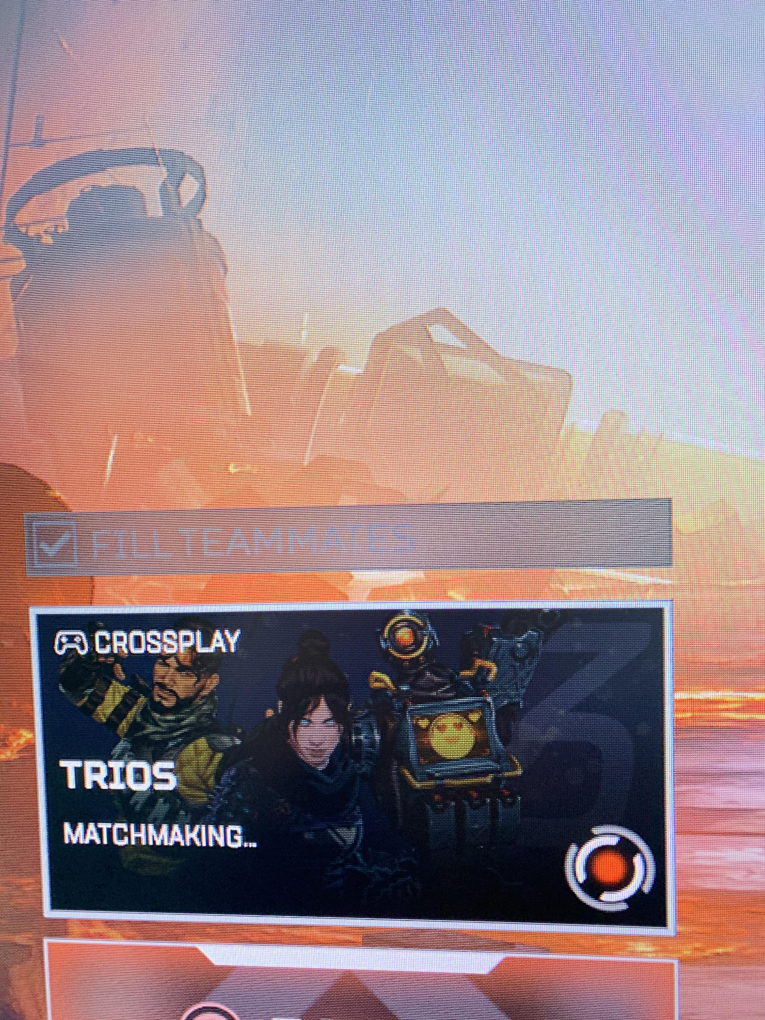 Apex Legends stuck on matchmaking xbox