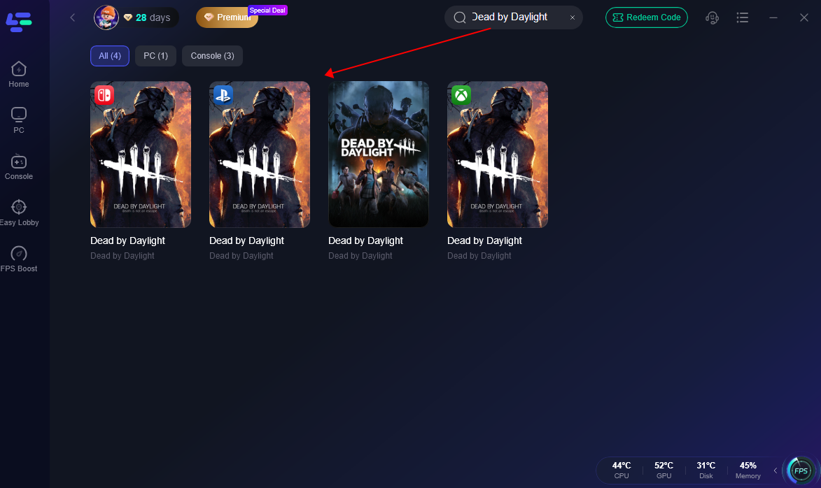easy anti cheat not installed dbd