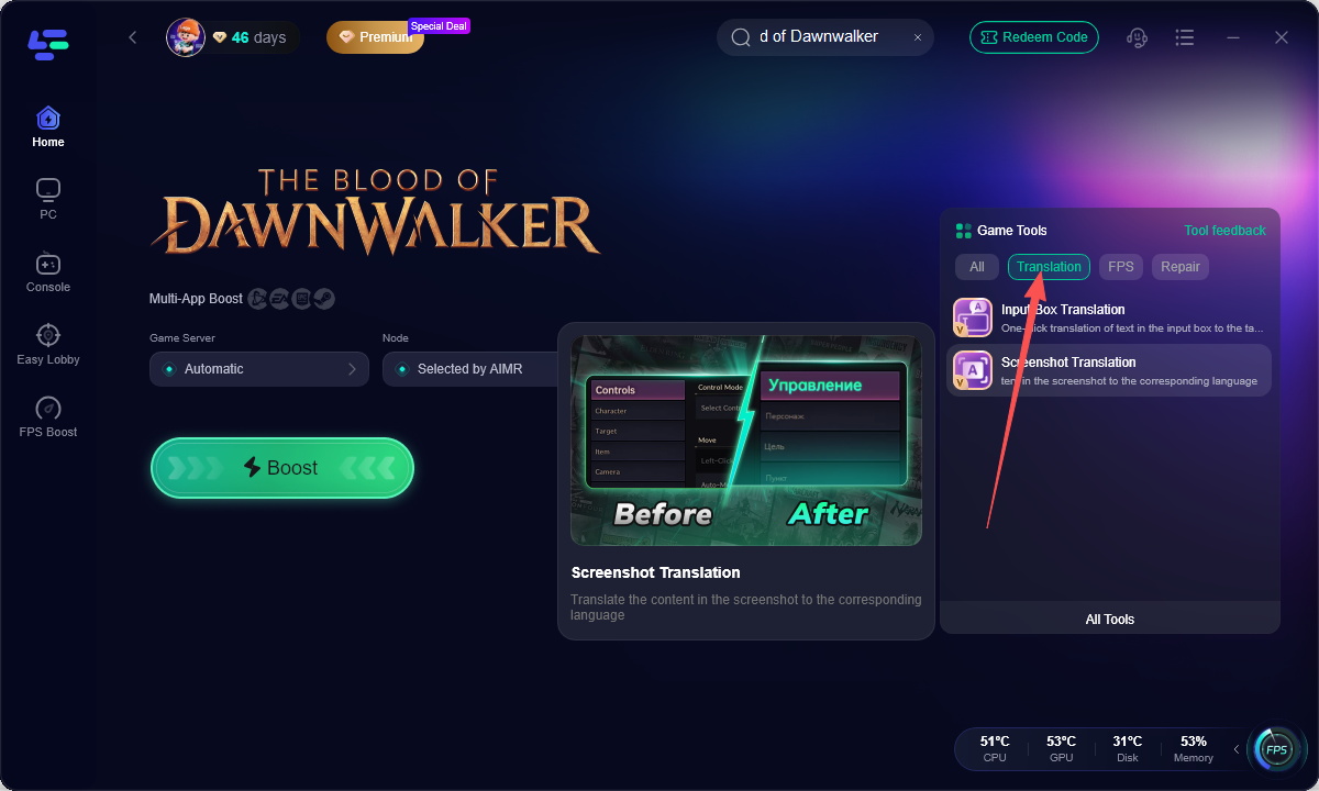 the blood of dawnwalker indonesian language