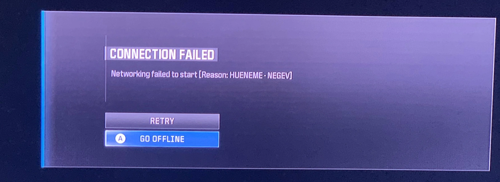 Why can't I log into Call of Duty Modern Warfare 4