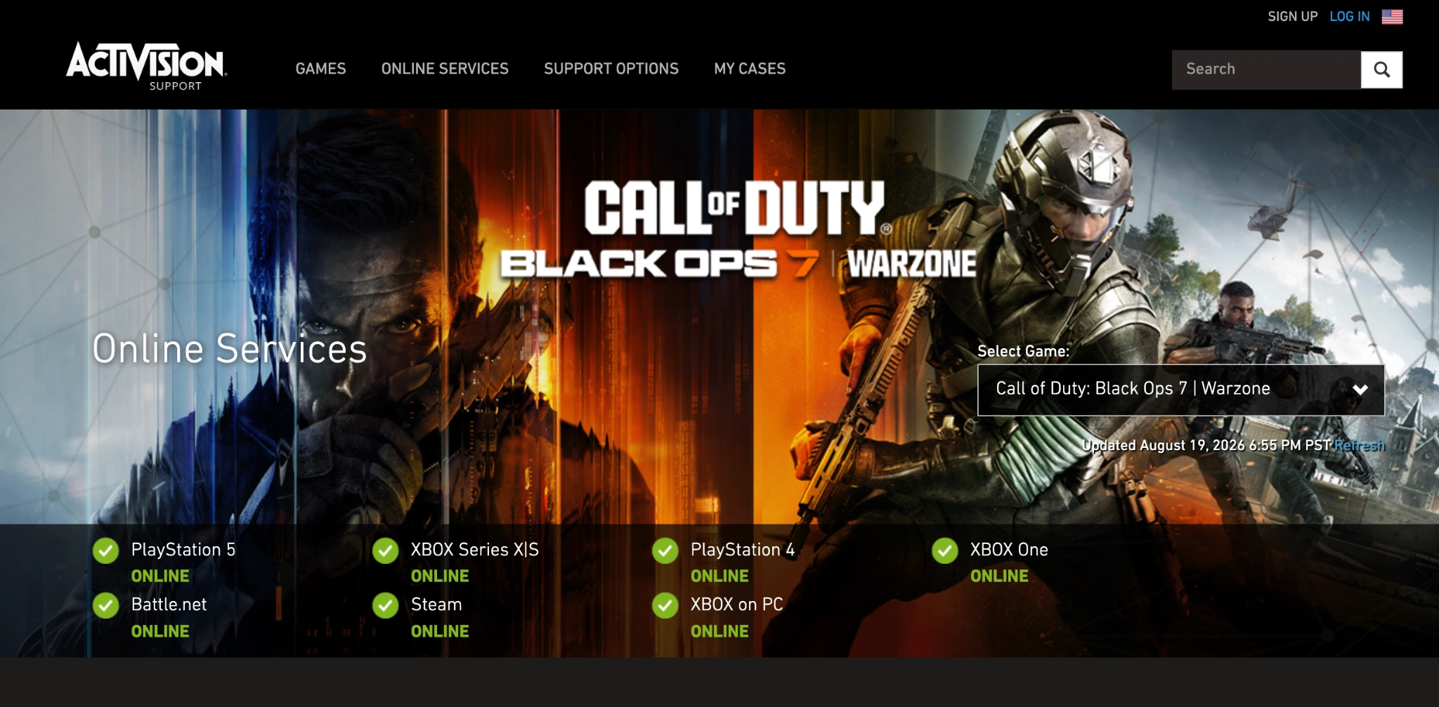 Call of Duty Modern Warfare 4 login issues