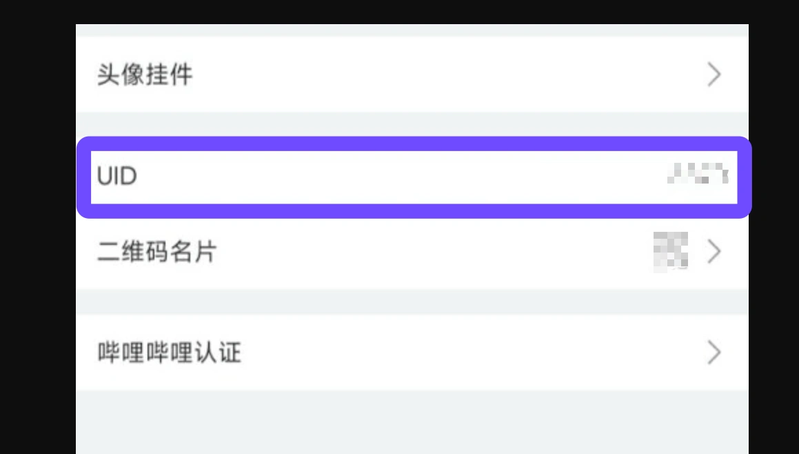 Ваш Bilibili UID