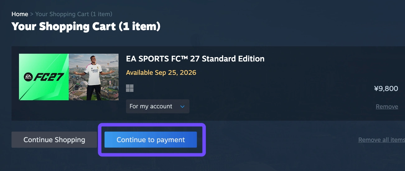 Step 3: Confirm your payment details and review the pre-order bonus summary.