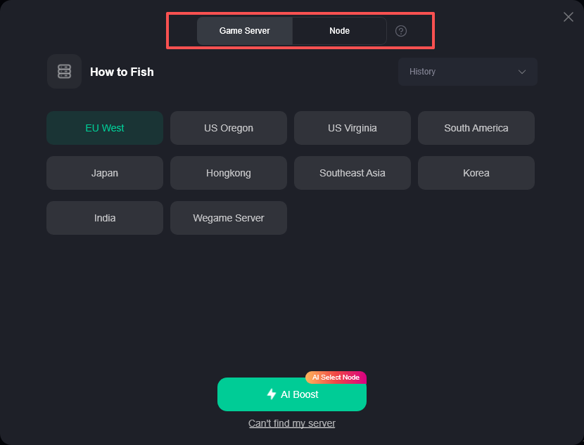 how to fish failed to join lobby