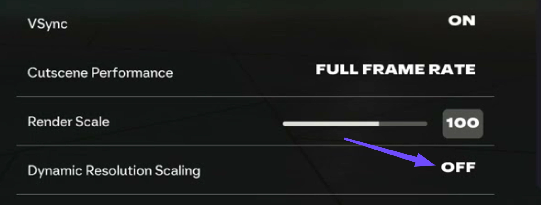 Set Dynamic Resolution Scale to Off in graphics preferences.