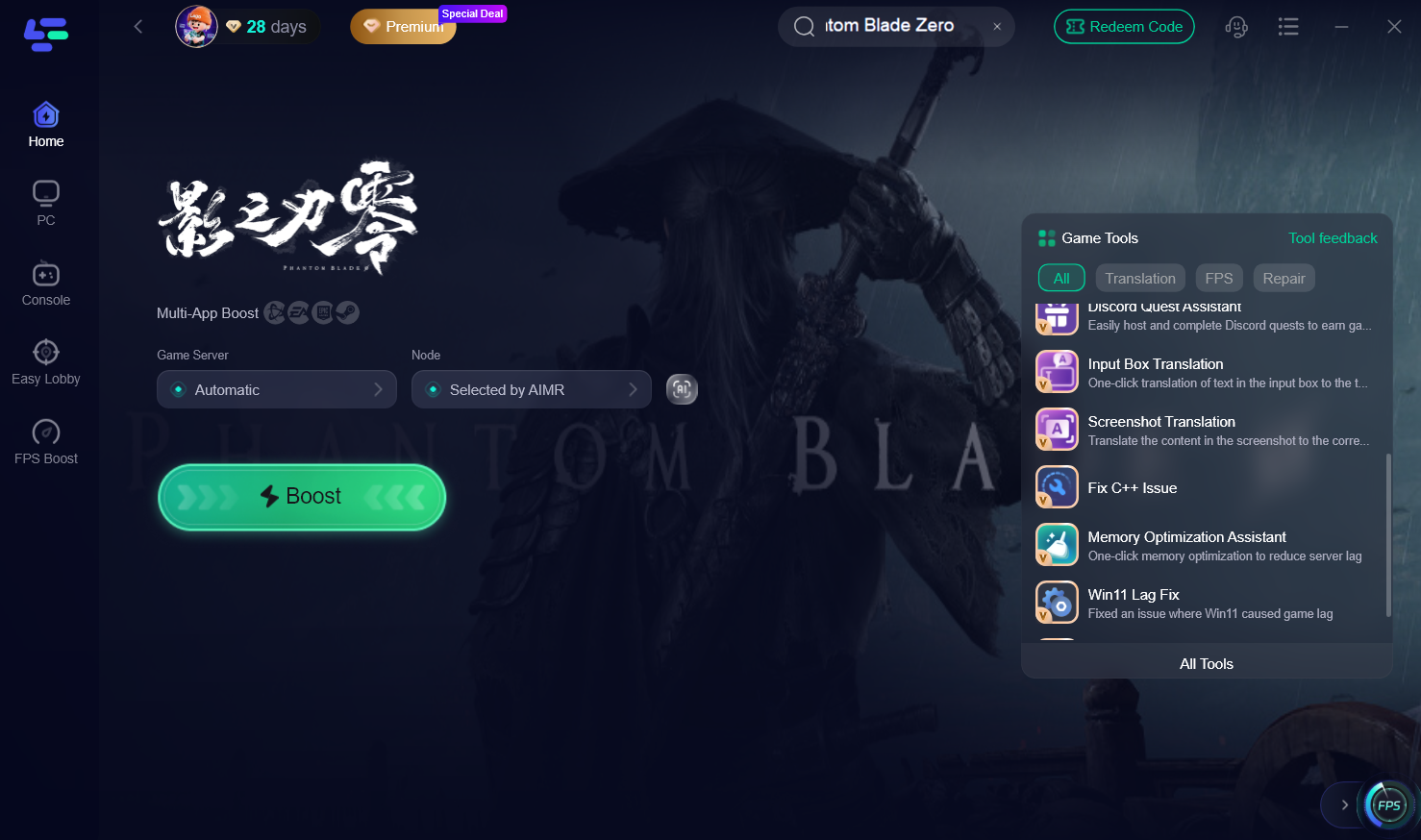 Phantom Blade Zero Translation Tool for Arabic, Turkish and More