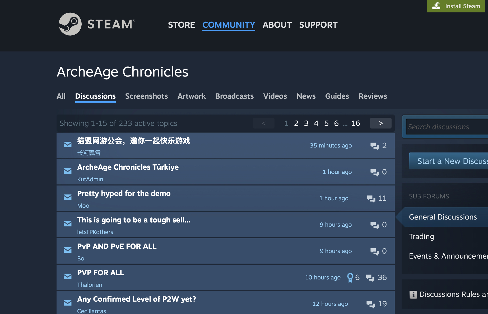 ArcheAge Chronicles Steam Community hub
